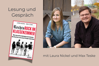 Lesung und Gespräch mit Laura Nickel und Max Teske aus "Rechtsruck im Klassenzimmer" am 29.10.2026